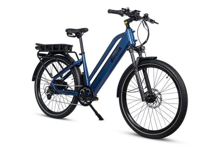 How far can a typical electric hunting bike travel on a single charge?
