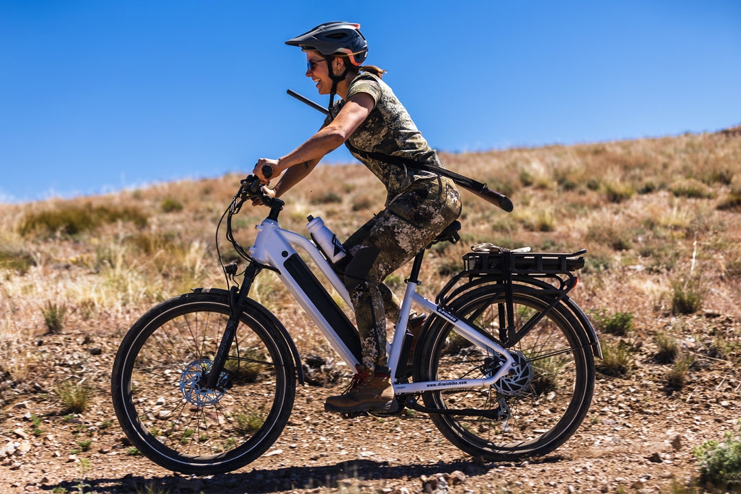 What are the best all-terrain electric hunting bikes for woods and trail riding?